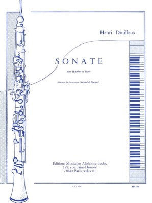 Dutilleux, Henri - Sonata For Oboe & Piano