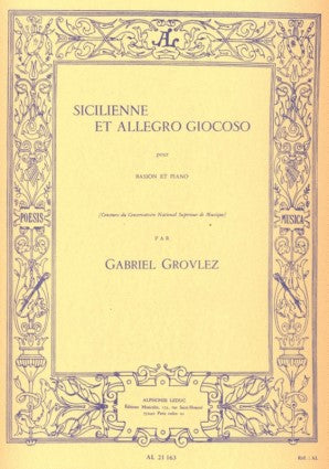 Grovlez, Gabriel - Sicilienne And Allegro Giocoso