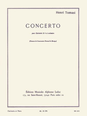 Tomasi, Henri - Concerto for Bb Clarinet and Orchestra