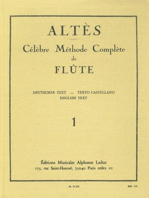 Celebre Methode Complete de Flute Vol. 1