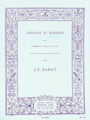 Barat- Andante et Scherzo- For Trumpet