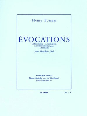 Tomasi, Henri - Evocations For Oboe