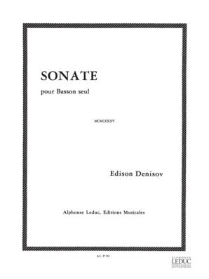 Denisov, Edison - Sonata for Bassoon Solo