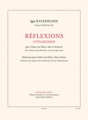 Raykhelson, Reflexions for Violin (or Flute), Viola and Piano