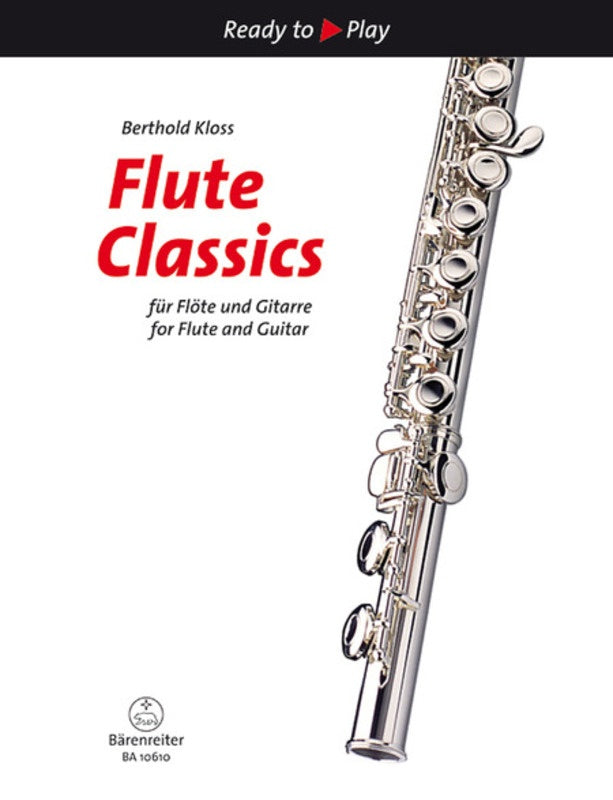 Flute Classics Arr Kloss For Flute And Guitar