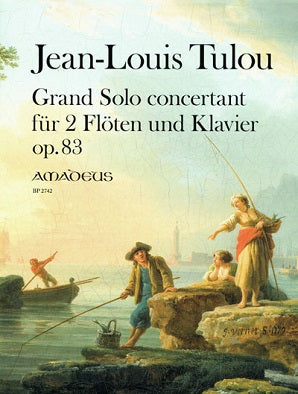 Tulou, Jean-Louis - Grand Solo Concertante for 2 flutes and piano Op. 83 (Amadeus)