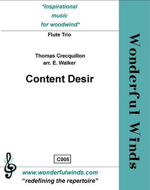 Crecquillon: Content Desir for three flutes