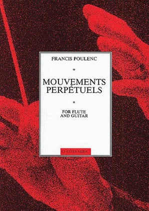 Poulenc -  Mouvements Perpetuels Fl/Gtr