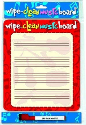 Wipe-Clean Music Board - Portrait