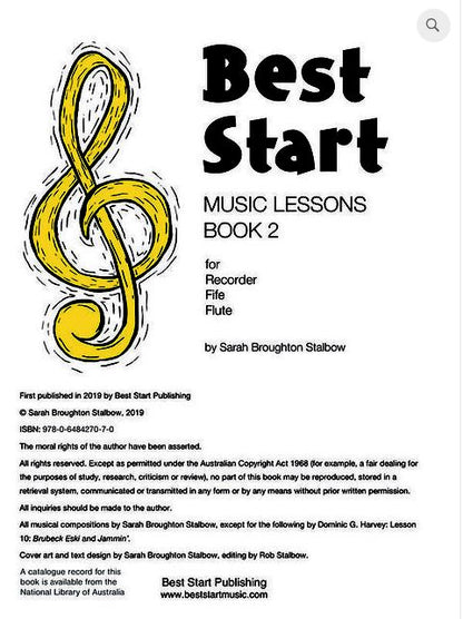 Best Start Music Lessons: Book 2