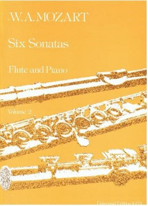 Mozart W,A -  Six Sonatas for Flute and Piano Volume 2