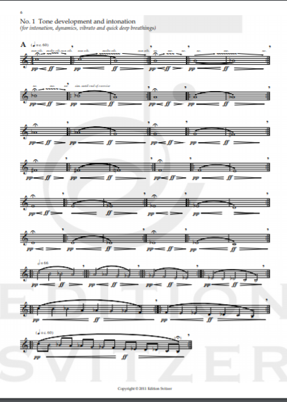 Flute Exercises Vol. 1 (English Version) Composer: Henrik Svitzer