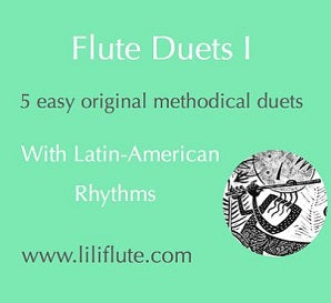 Marulanda, Carmen - Flute Duets I - 5 easy original methodical duets
