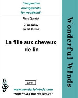 Debussy/Orriss - La fille aux cheveux de lin (WW)