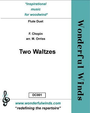 Chopin - 2 Waltzes for two flutes (WW)