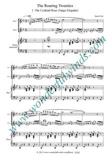 Carr, J The Roaring Twenties - 2 flutes (Opt. Piano)