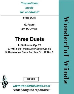 Faure - Three Duets (WW)