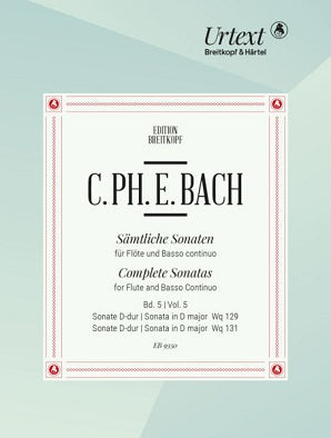 CPE Bach Complete Sonatas Vol 5