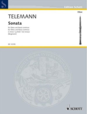 Telemann, Sonata in G Minor for Oboe and Piano
