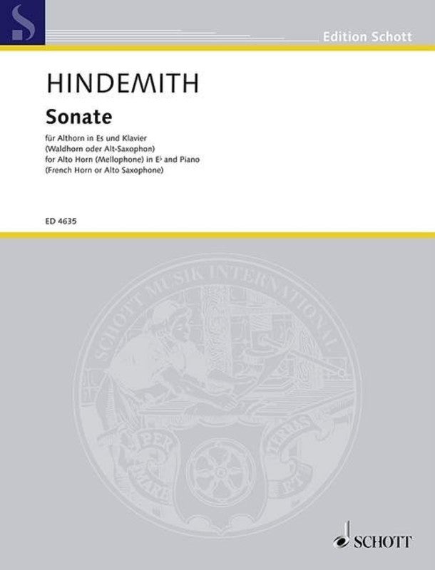 Hindemith - Sonate for Alton Horn and Piano