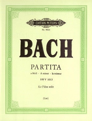 Bach, JS - Partita in A minor BWV 1013 for Solo Flute (Peters)