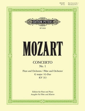 Mozart, WA - Concerto No. 1 G major, with Cadenzas K. 313 (Edition Peters)