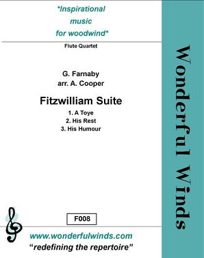 Farnaby: Fitzwilliam Suite for four flutes - Digital Download