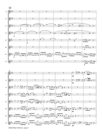 Pergolesi, Giovanni Battista - Stabat Mater Dolorosa from 'Stabat Mater' for Low Flute Choir