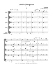 Satie, Erik -  Three Gymnopedies for Flute Choir