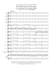 Rutter (arr. Johnston) - For the Beauty of the Earth for Flute Choir -