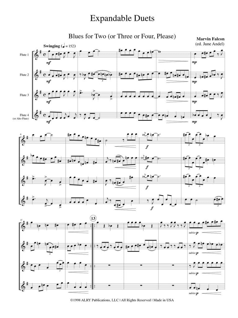 Falcon - Expandable Duets: Blues for Two (or Three or Four, Please) &