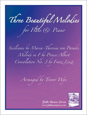 Three Beautiful Melodies For Flute & Piano (Edited by Trevor Wye)