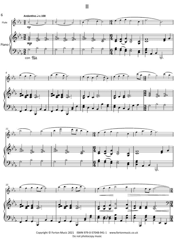 Febonio - Quattro Canzoni for flute and piano