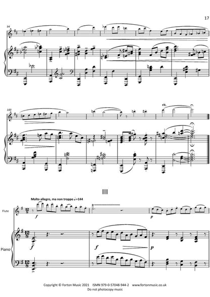Morello , Nicola - Sonata for flute and piano