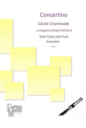 Chaminade, C: Concertino for solo flute and flute ensemble