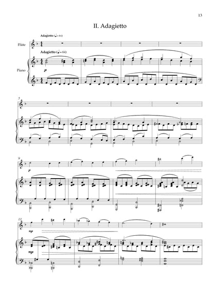 Tailleferre (arr. Broffitt) - Deuxième Sonate (Sonata No. 2) for Flute