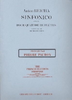 Reicha, Anton - Sinfonico Pour Quatuor de Flutes (Billadout)