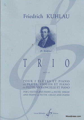 Kuhlau ,Friedrich - Trio in G Major op 119 for flute, cello and piano (Billadout)