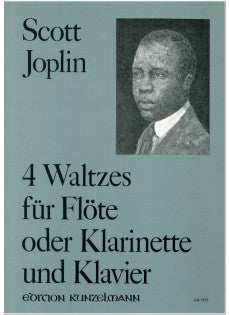 Joplin, Scott - 4 waltzes for flute and clarinet