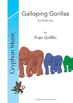 Griffin, Fran - Galloping Gorillas for flute trio (Instant Download)
