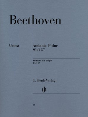 Beethoven, Ludwig van - Andante in F major WoO 57 Piano Solo