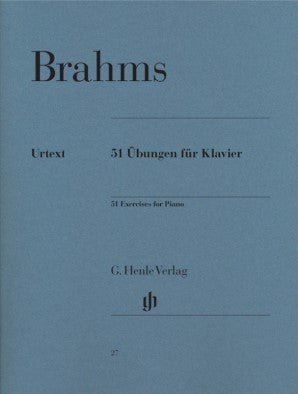 Brahms, Johannes - 51 Exercises Piano Solo