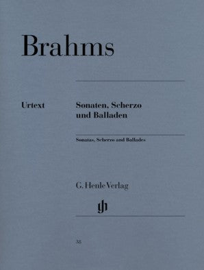 Brahms, Johannes - Sonatas Scherzo and Ballades Piano Solo