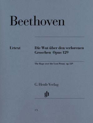 Beethoven, Ludwig van - Rage over the Lost Penny Op 129 Piano Solo