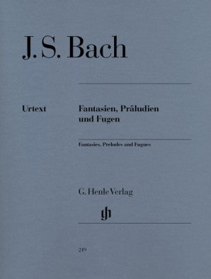 Bach, Johann Sebastian - Fantasies Preludes and Fugues Piano Solo