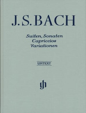 Bach, Johann Sebastian - Suites Sonatas Capriccios & Variations Piano Bound