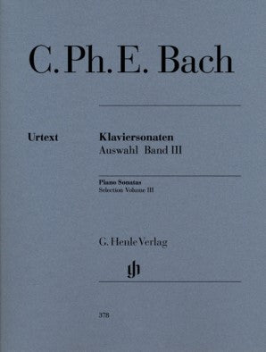 Bach, Carl Philipp Emanuel - CPE Bach Selected Piano Sonatas Volume 3