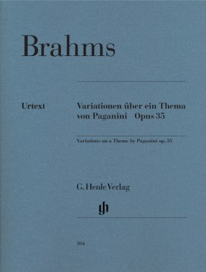 Brahms, Johannes - Paganini Variations Op 35 Piano Solo