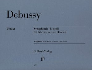 Debussy Claude - Symphony in B minor Piano 4 hands