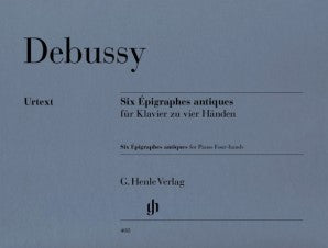 Debussy Claude - Six Epigraphes antiques Piano 4 hands